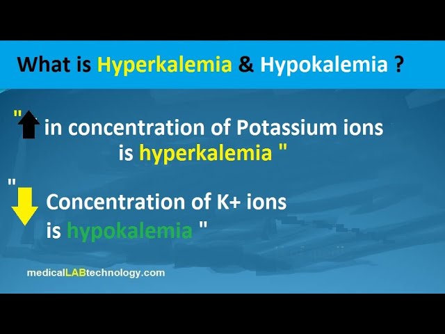 hyperkalemia Hypokalemia causes symptom