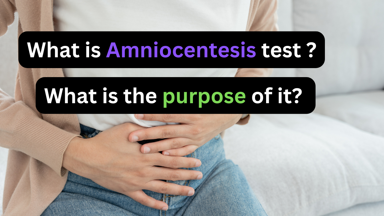 Amniocentesis test procedure