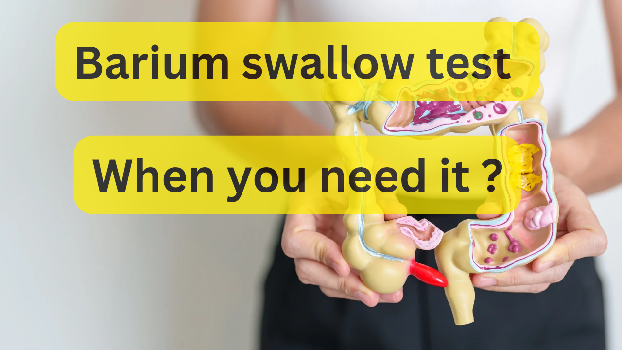 Barium swallow test procedure