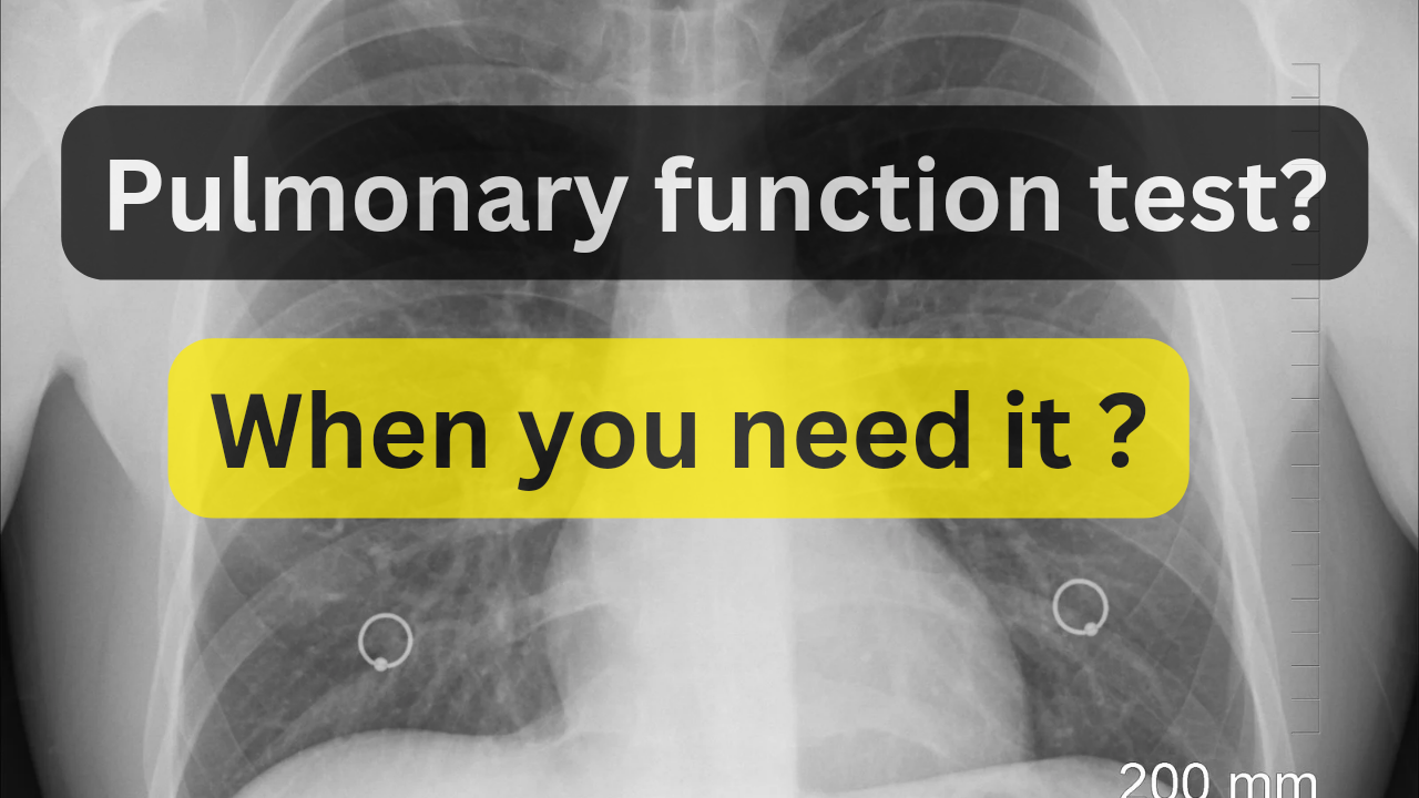 Pulmonary function test procedure steps